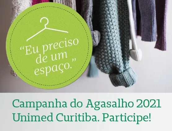 UNIMED CURITIBA: Campanha do Agasalho reforça a solidariedade e o tempo de cuidar