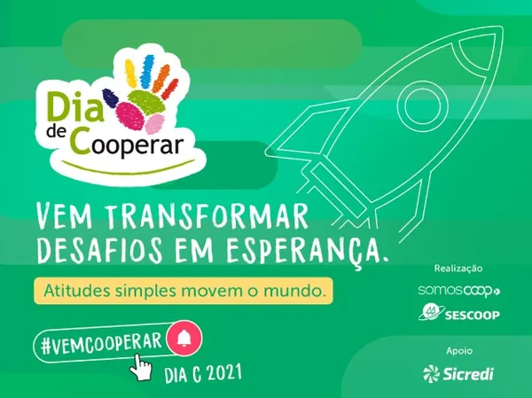 DIA C III: Sicredi apoia o Dia de Cooperar e realiza campanha nacional de doação de alimentos