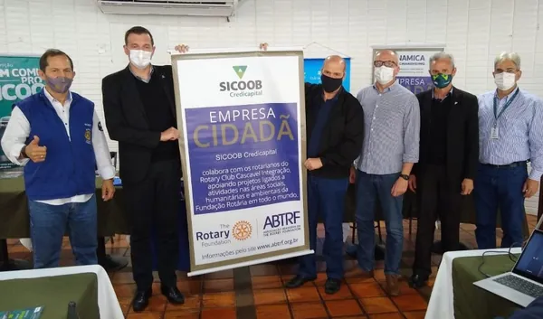 SICOOB CREDICAPITAL: Cooperativa recebe selo “Empresa Cidadã” concedido pelo Rotary Club de Cascavel