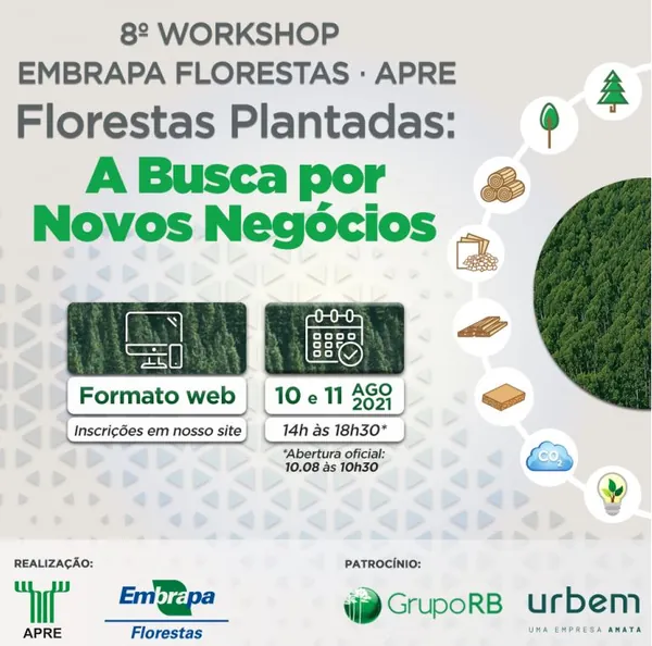 APRE/EMBRAPA: Workshop vai discutir a busca por novos negócios no setor florestal
