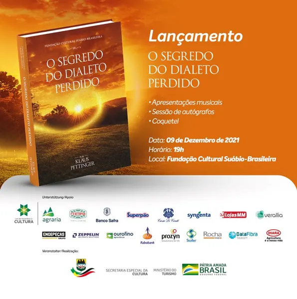 AGRÁRIA: Livro O Segredo do Dialeto Perdido será lançado no aniversário de Guarapuava