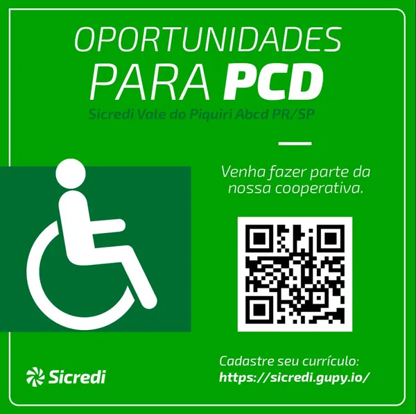SICREDI VALE DO PIQUIRI: Cooperativa oferece vagas de emprego para diversos cargos