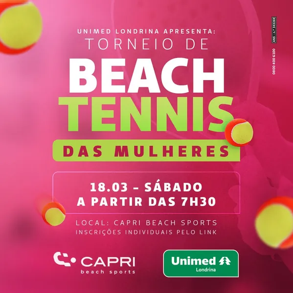 UNIMED LONDRINA: Cooperativa realiza 1º Torneio de Beach Tennis 