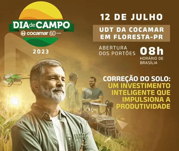 AGRO: Cocamar promove Dia de Campo de Inverno nesta quarta-feira 