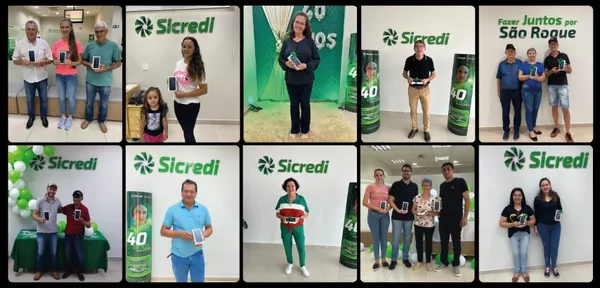 CRÉDITO: Sicredi Vanguarda realiza segundo sorteio da campanha de aniversário