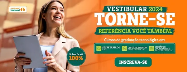 SAÚDE: Faculdade Unimed oferece mais de 300 bolsas integrais