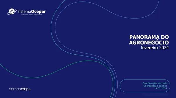 PANORAMA DO AGRONEGÓCIO: Informe destaca indicadores e situação da safra 2023/2024