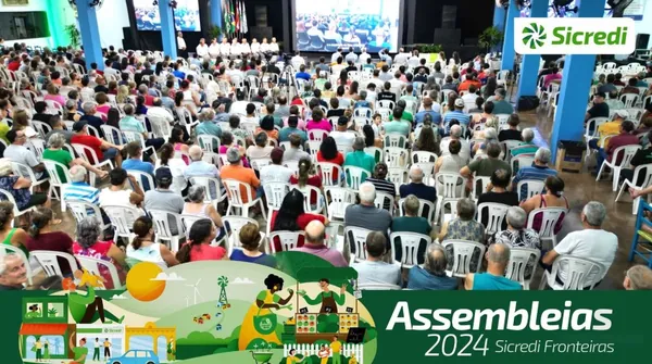 CRÉDITO: Sicredi Fronteiras PR/SC/SP quebra recorde de público na Assembleia 2024