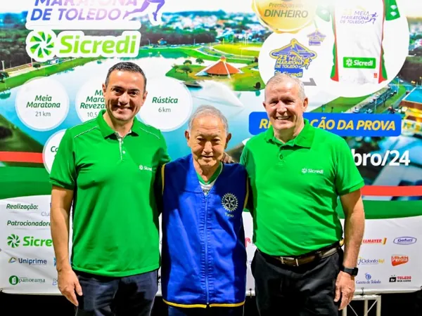 CRÉDITO: 23ª Meia Maratona Toledo Sicredi será realizada em outubro; jantar marca lançamento da prova