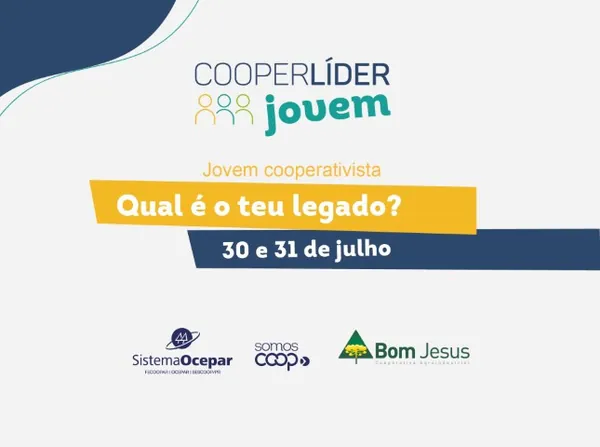 COOPERLÍDER JOVEM: Encontro vai debater legado da juventude cooperativista