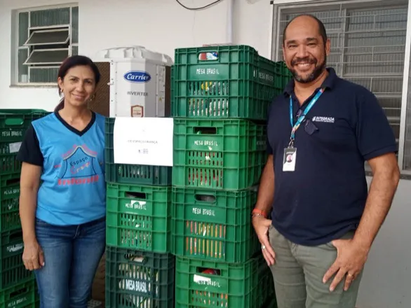 Entidades recebem alimentos arrecadados durante a campanha do Dia C