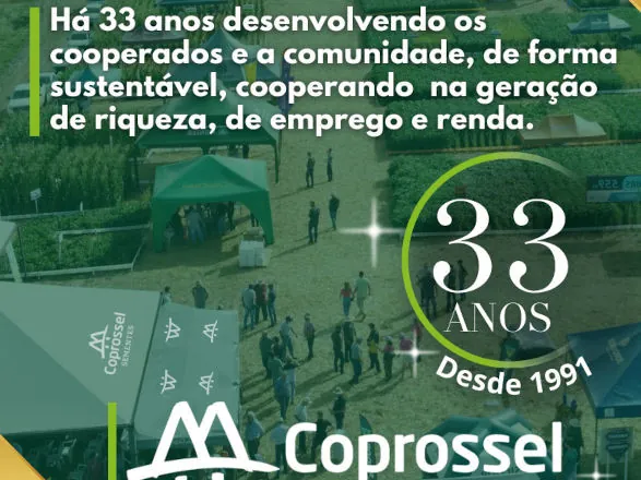 Coprossel celebra 33 anos 