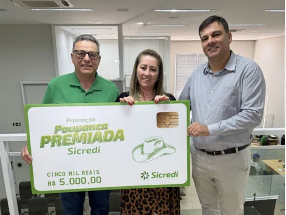Ganhadora da Poupança Premiada Sicredi é de Ventania 