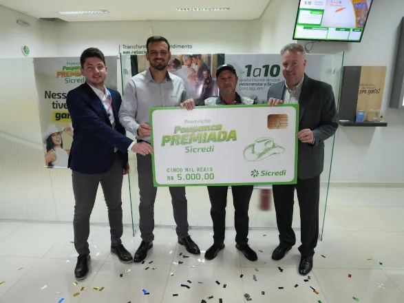 Poupança Premiada Sicredi sai para Ipiranga