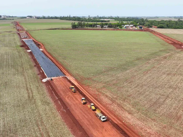 Obras do contorno viário de Palotina avançam para 12%
