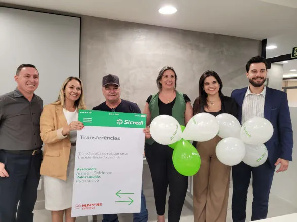 Associado da Sicredi Dexis é contemplado em sorteio do Seguro de Vida