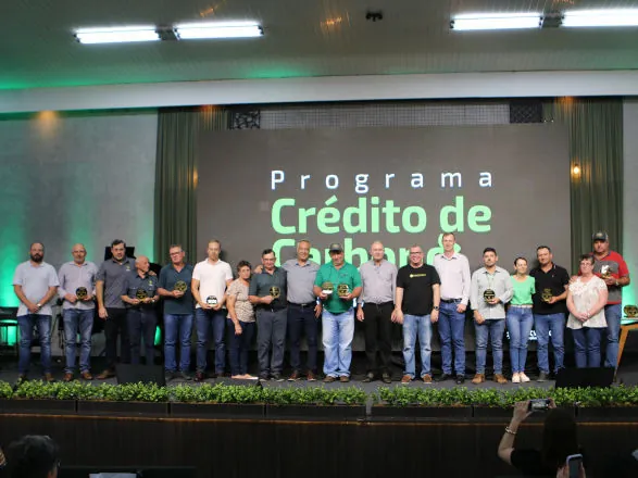Copagril distribui R$ 2 milhões em créditos de carbono para produtores rurais