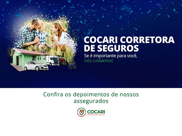 Cocari Corretora de Seguros, cuidando do que é importante para você!