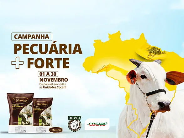 Cocari lança campanha “Pecuária Mais Forte” 