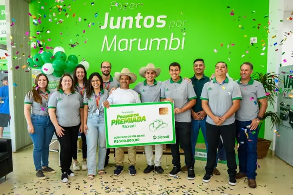 Associado do Sicredi ganha meio milhão de reais em campanha de incentivo à poupança