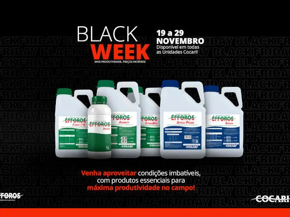 Black Week Éfforos oferece condições especiais em toda linha de produtos 