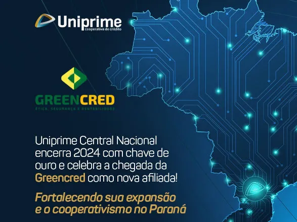 Uniprime Central Nacional tem uma nova cooperativa filiada, a Greencred