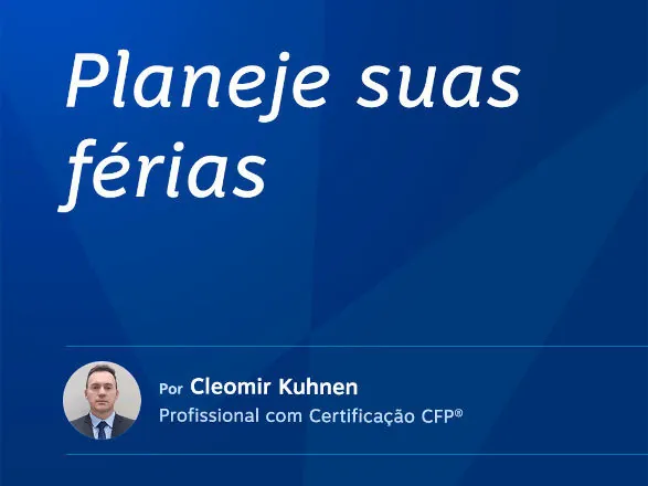Planeje suas férias