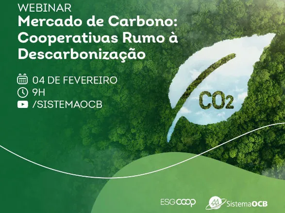 Sistema OCB promove webinar para debater Mercado de Carbono