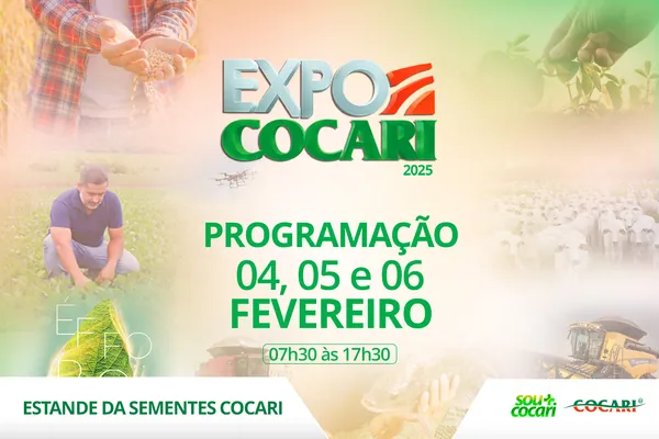 Expo Cocari: estande da Sementes Cocari apresenta cultivares e inovações para 2025
