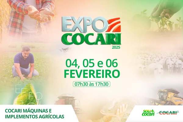 Estandes de Máquinas e Implementos Agrícolas traz inovação à Expo Cocari 2025