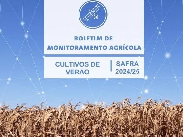 Monitoramento dos cultivos de verão analisa o impacto das chuvas na safra 2024/25