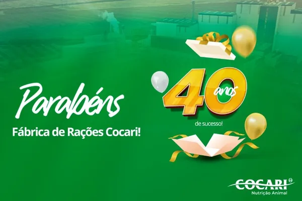 Fábrica de Rações Cocari celebra 40 anos de inovação e qualidade 