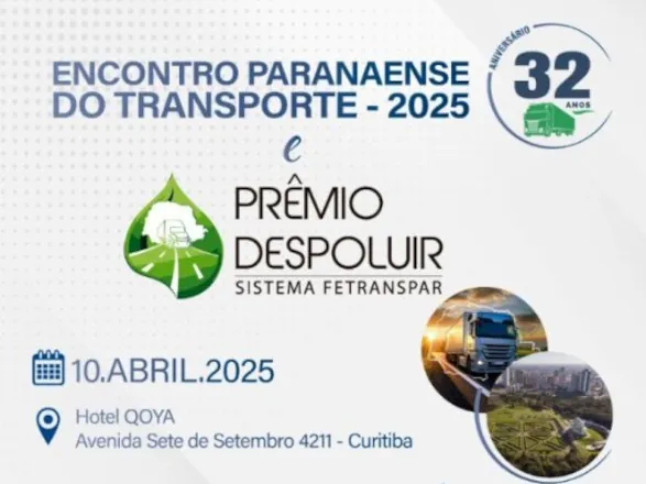 Encontro Paranaense do Transporte 2025 vai reunir representantes do setor produtivo para debater infraestrutura