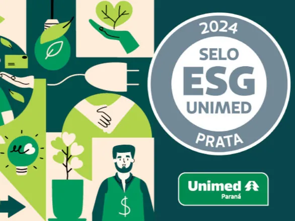 Unimed Paraná recebe Selo ESG Unimed na categoria prata