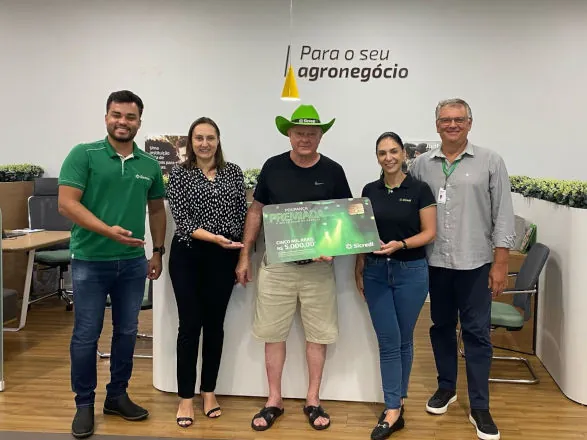 Associado da Sicredi Vale do Piquiri Abcd PR/SP é contemplado na Poupança Premiada