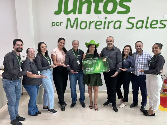 Sicredi Vale do Piquiri Abcd PR/SP anuncia mais um ganhador da Poupança Premiada