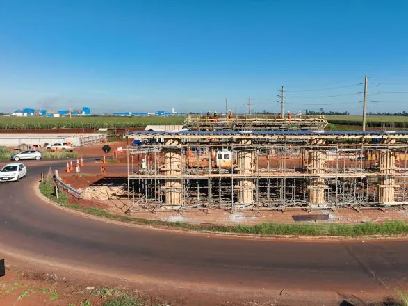 Obras do contorno viário de Palotina avançam para 50%