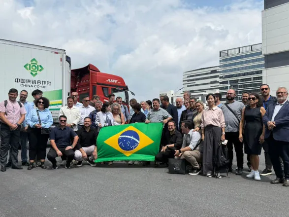 Comitiva do ramo transporte encerra missão com visita técnica à China Co-Op, em Foshan