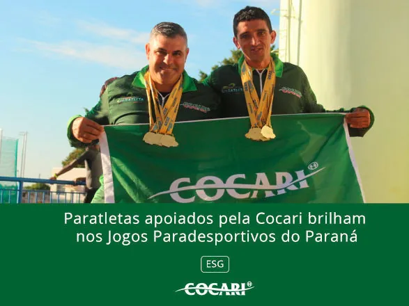 Paratletas apoiados pela Cocari brilham nos Jogos Paradesportivos do Paraná