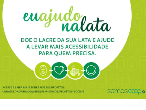 Primeira enquete da Campanha “Eu ajudo na lata” da Unimed Londrina já está no ar 