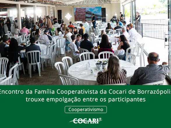 Encontro da Família Cooperativista da Cocari trouxe empolgação entre os participantes de Borrazópolis