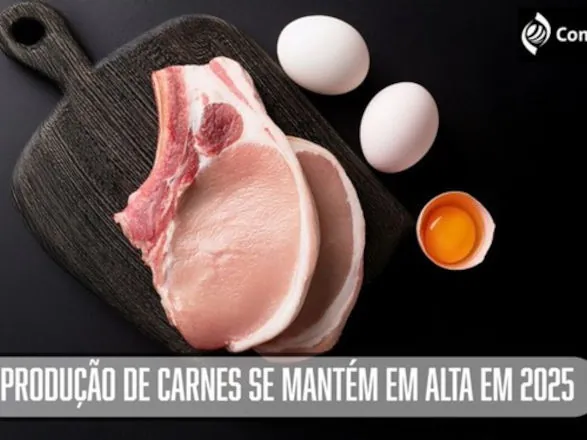 Produção de carnes se mantém acima de 31 milhões de toneladas em 2025