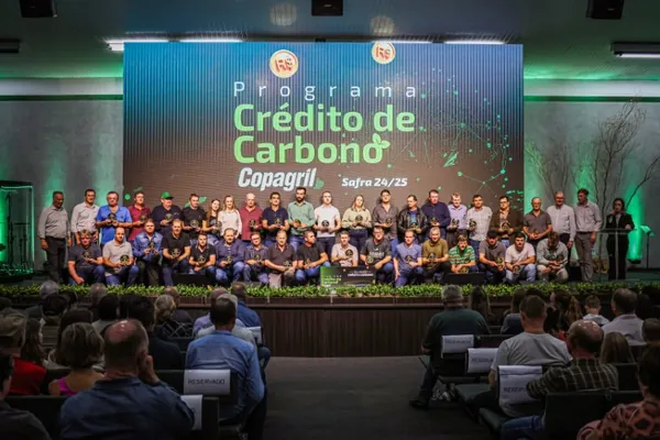 Copagril distribui cerca R$ 7 milhões em créditos de carbono e reforça papel estratégico do produtor rural na sustentabilidade global