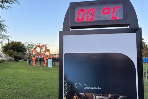 Menor temperatura do ano e 15 estações com números negativos: terça-feira tem recordes de frio