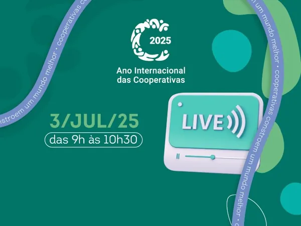 Live para comemorar Ano Internacional das Cooperativas está com inscrições abertas