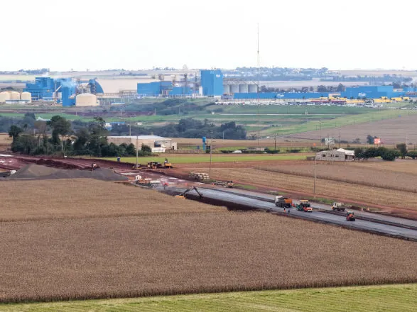 Contorno viário de Palotina avança para 62% em junho