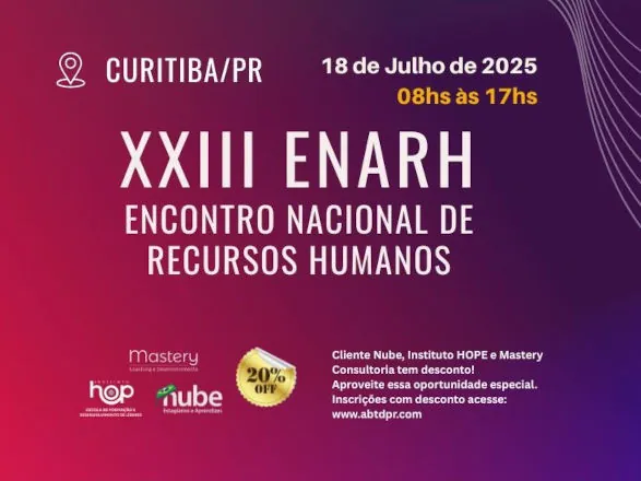 Gallassini participa de talk show no 23º Encontro Nacional de Recursos Humanos