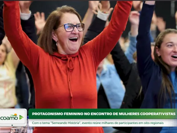 Reportagem da Coamo TV aborda Encontro das Mulheres Cooperativistas
