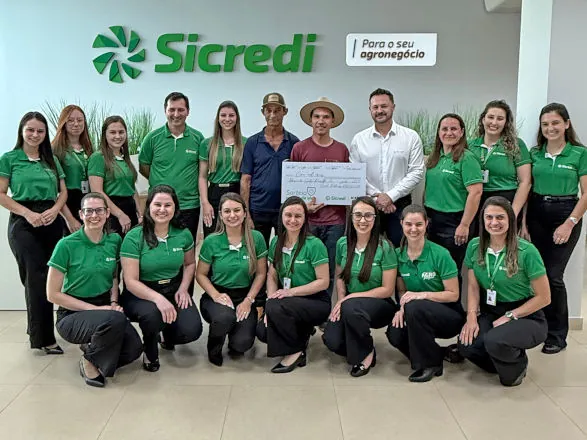 Associado de Pranchita recebe prêmio de R$ 100 mil em sorteio do seguro de vida Sicredi