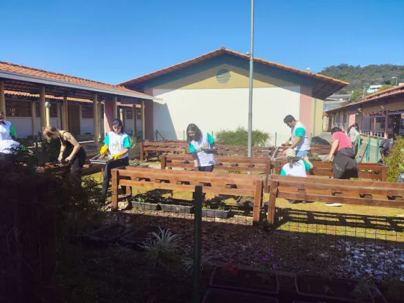 Colaboradores da Cresol realizam ações de voluntariado em Francisco Beltrão